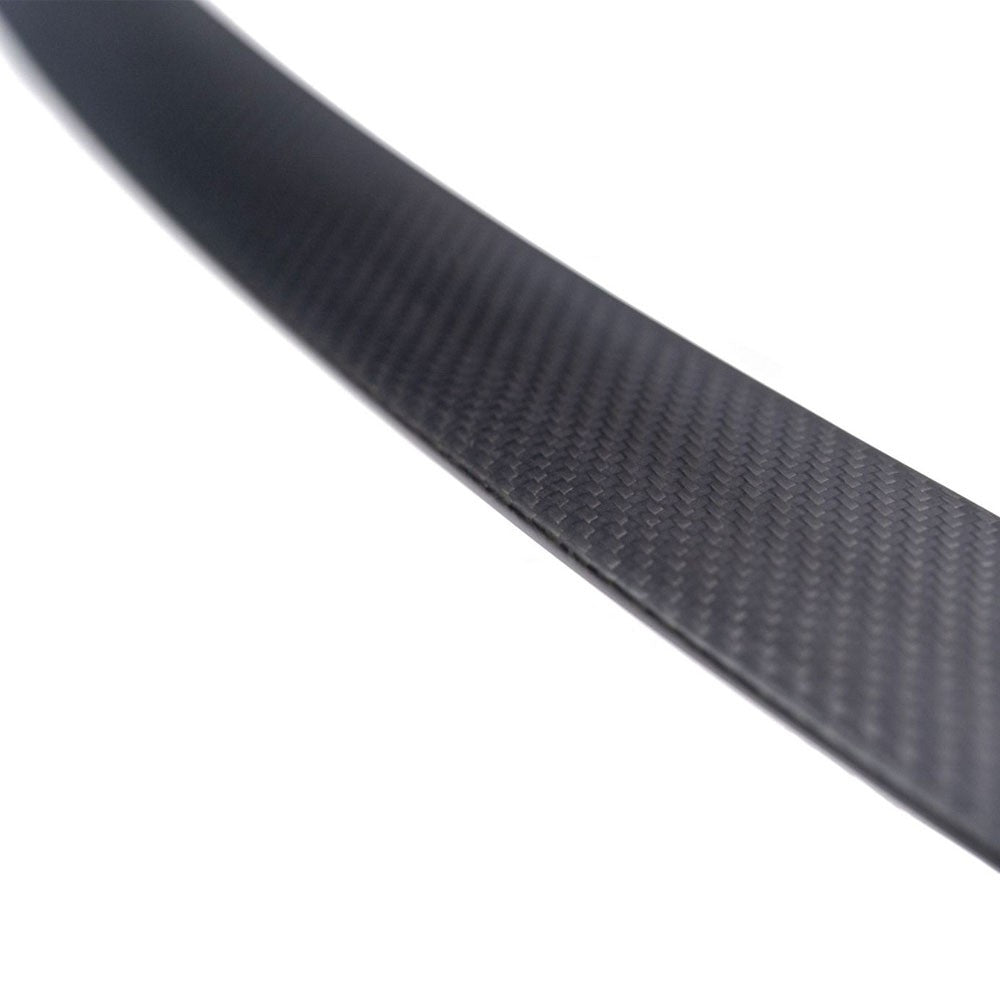 Megan OE Type Rear Truck Matte Black Carbon Spoiler Lip For 19+ Tesla Model Y