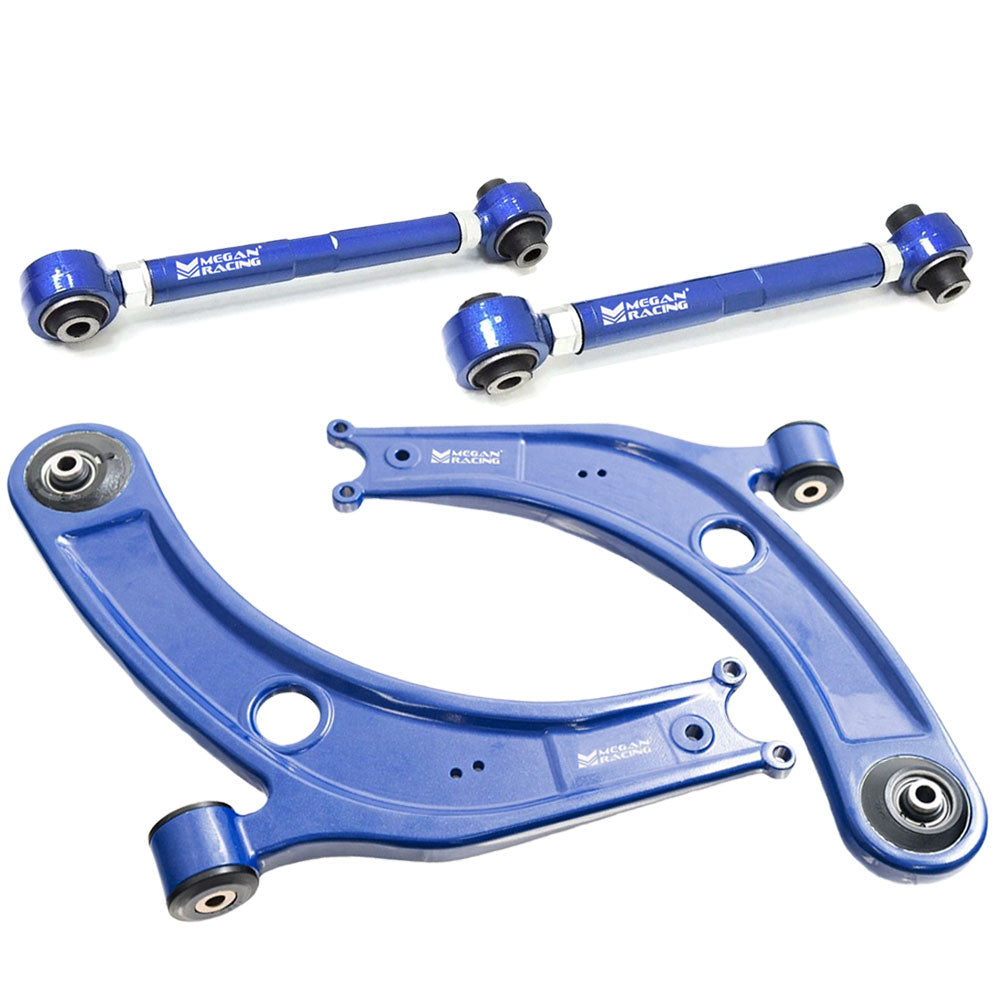 Megan Front Rear Toe Control Arm 15-21 VW Golf GTI MK7/13-20 A3 8V MRC-VW-0124+0170