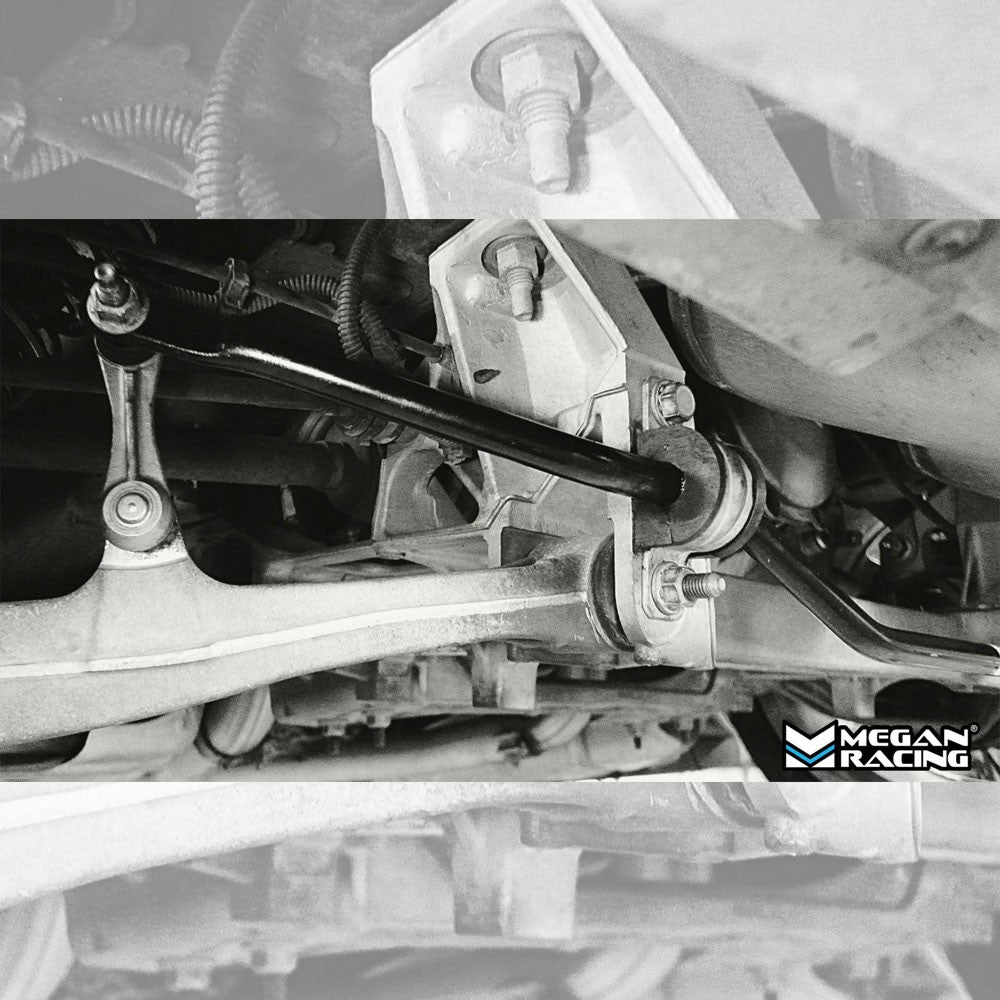 Megan Adjustable 19mm Blue Steel Rear Sway Bar Bushing Kit For 97-04 05-13 Corvette C5 C6