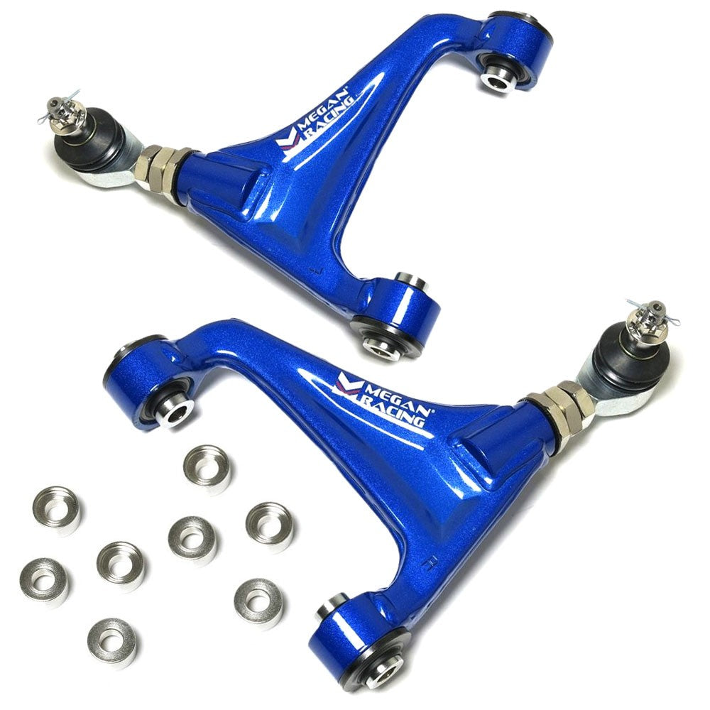 Megan Racing Blue Rear Upper Camber Arm For 99-09 Honda S2000 AP1 AP2