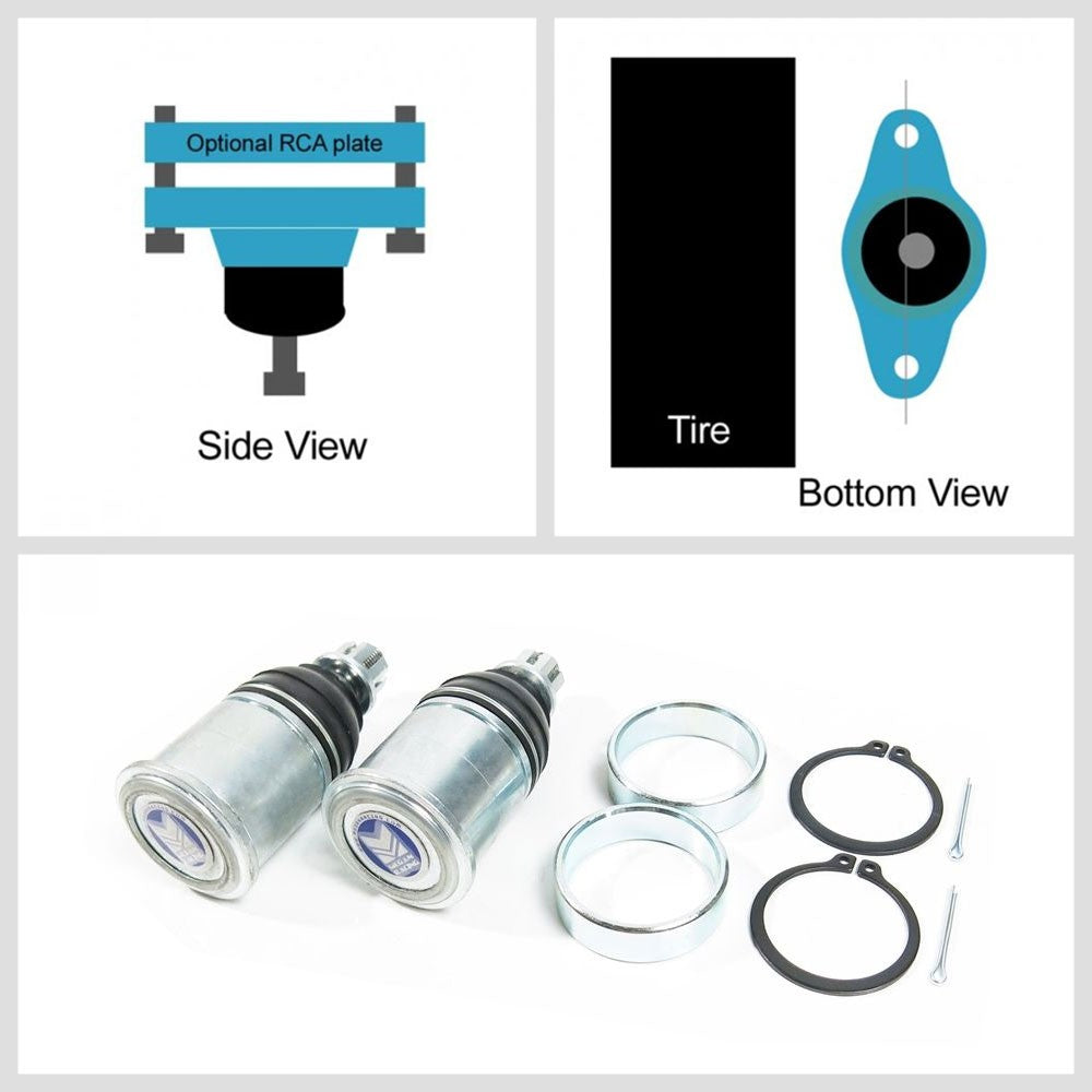 Megan Blue/Silver Steel Front/Rear Roll Center Adjuster For 00-09 S2000 AP1 AP2-Tie Rod & Parts-BuildFastCar