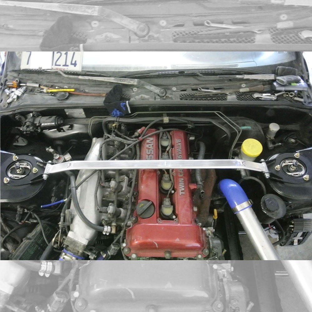 Megan Tension Rod+Rear Lower Support+Front Up Strut Bar 88-98 240SX MRS-NS-1791+1793+SB-NS13FU-1P