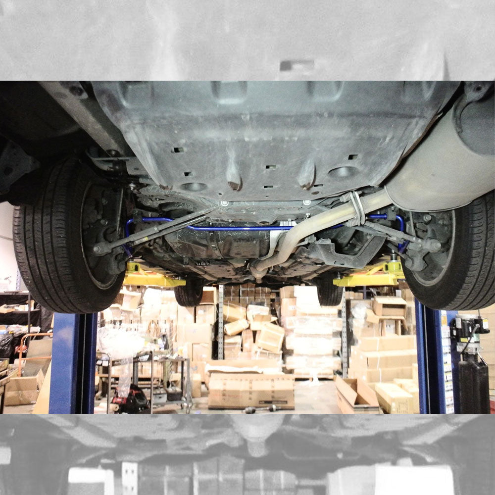 Megan Adjustable 19mm Blue Steel Rear Sway Bar Bushing Kit For 12-17 Camry / 13-18 ES300h ES350