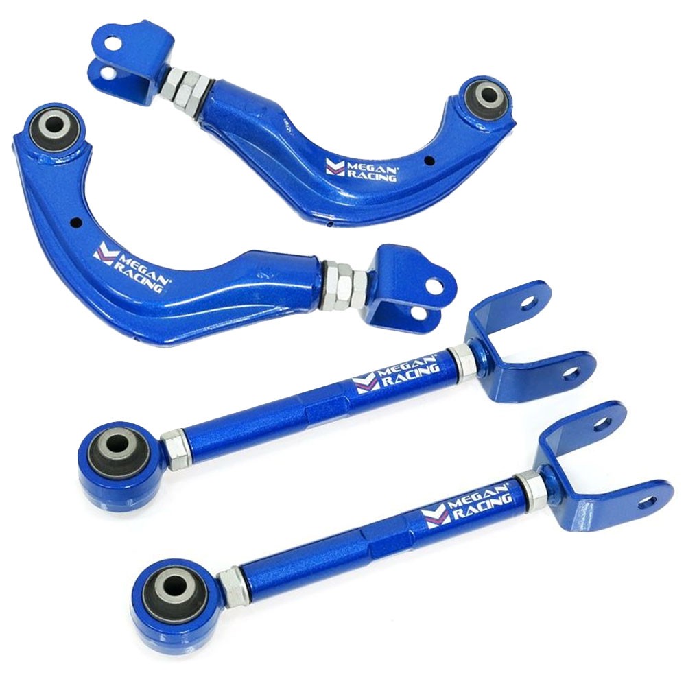 Megan Racing Blue Rear Camber Kit+Toe Control Arm MRS-TY-1721 MRS-TY-1770