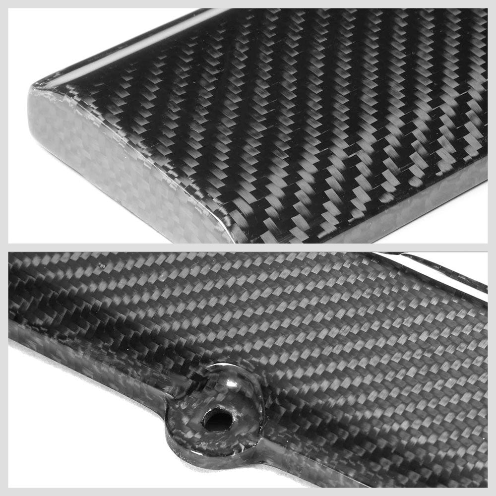 NRG CARB-V100 Spark Plug Cover Glossy Black Carbo Fiber For 92-01 Vtec B16 B18-Exterior-BuildFastCar