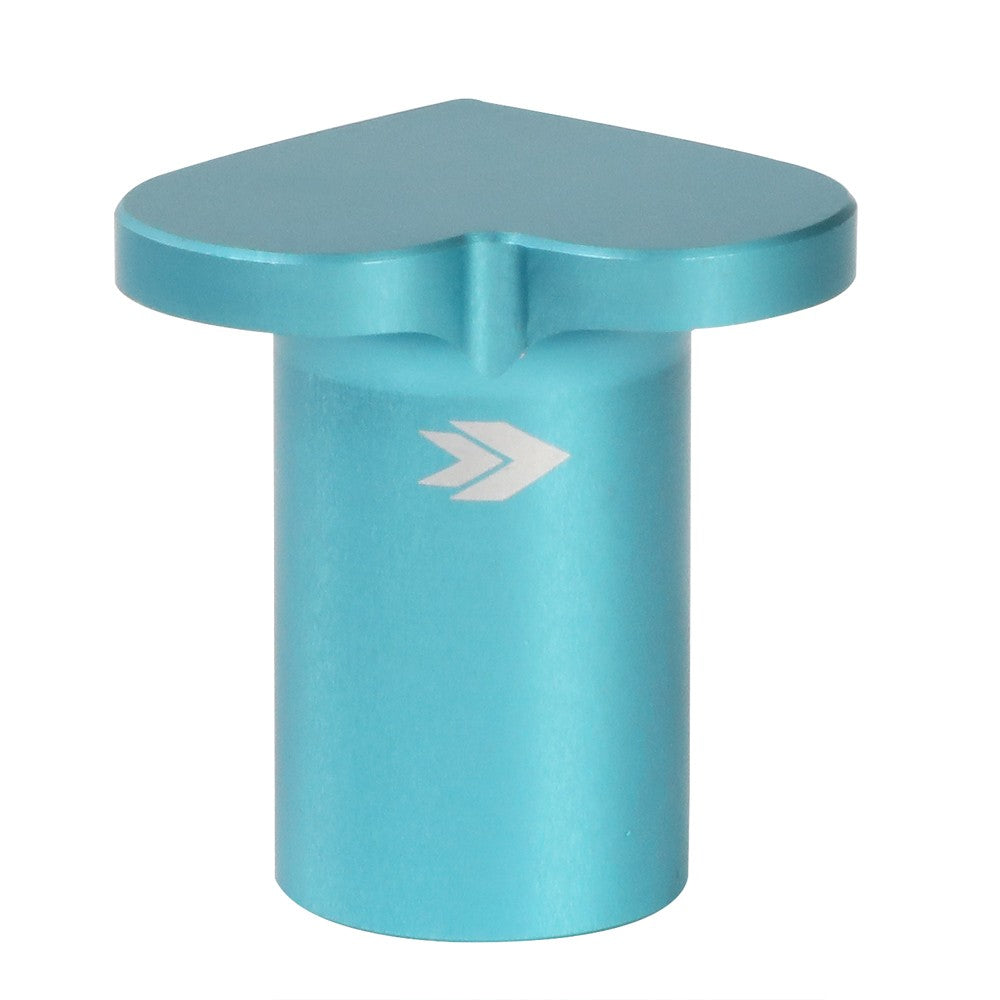 NRG DB-H001MF Aluminum Turquoise Anodized Heart Brake Button For 89-98 240SX