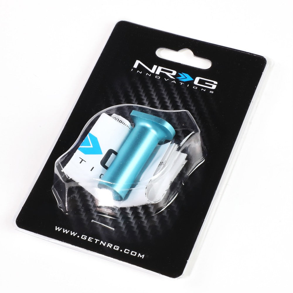 NRG DB-H002MF Aluminum Turquoise Heart Brake Button For MX-5 BRZ WRX Corolla