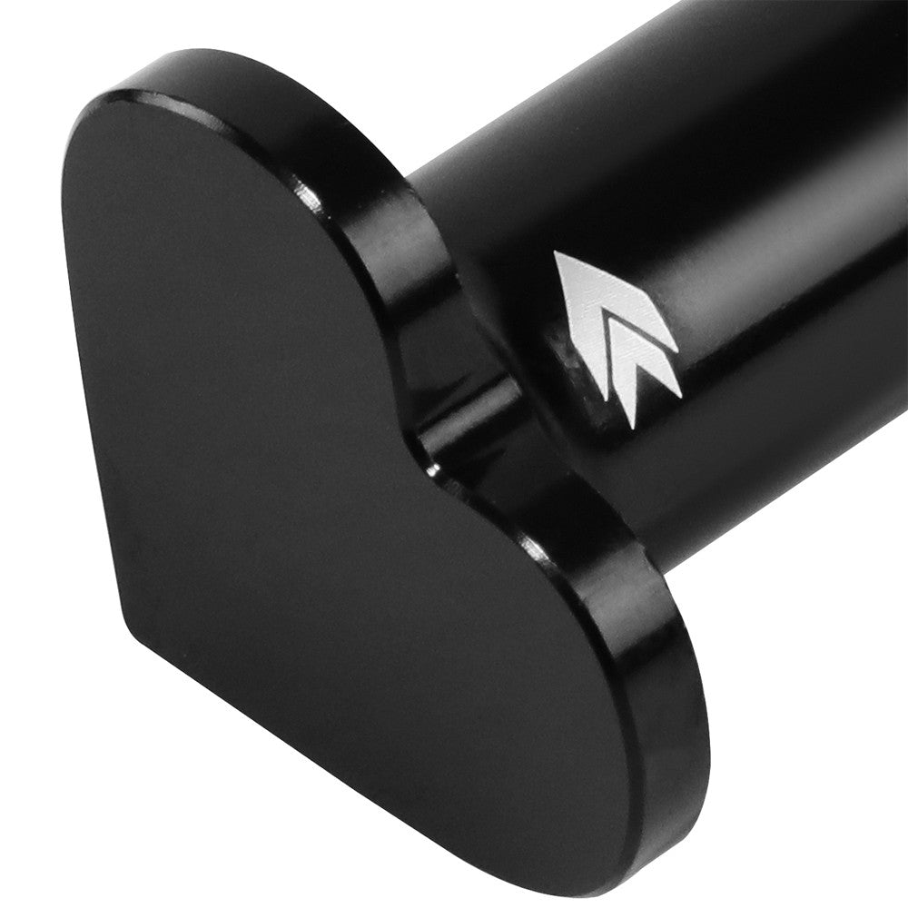 NRG DB-H003BK Aluminum Black Heart Brake Button For Civic/CR-X/del Sol/S2000