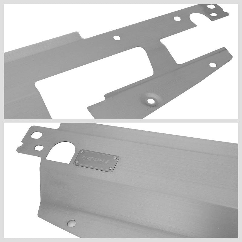 NRG Stainless Steel DVP-2051 Radiator Diversion Panel For 03-06 Lancer Evolution-Engine Parts & Mounts-BuildFastCar