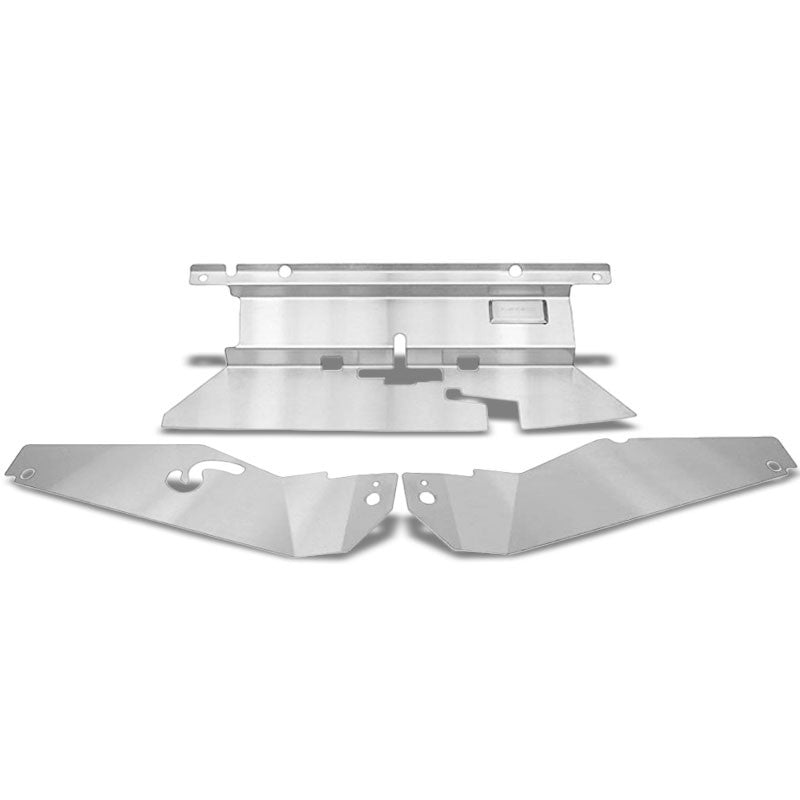 NRG Stainless Steel DVP-3005 Radiator Diversion Panel For 97-98 Nissan 240SX S14-Engine Parts & Mounts-BuildFastCar