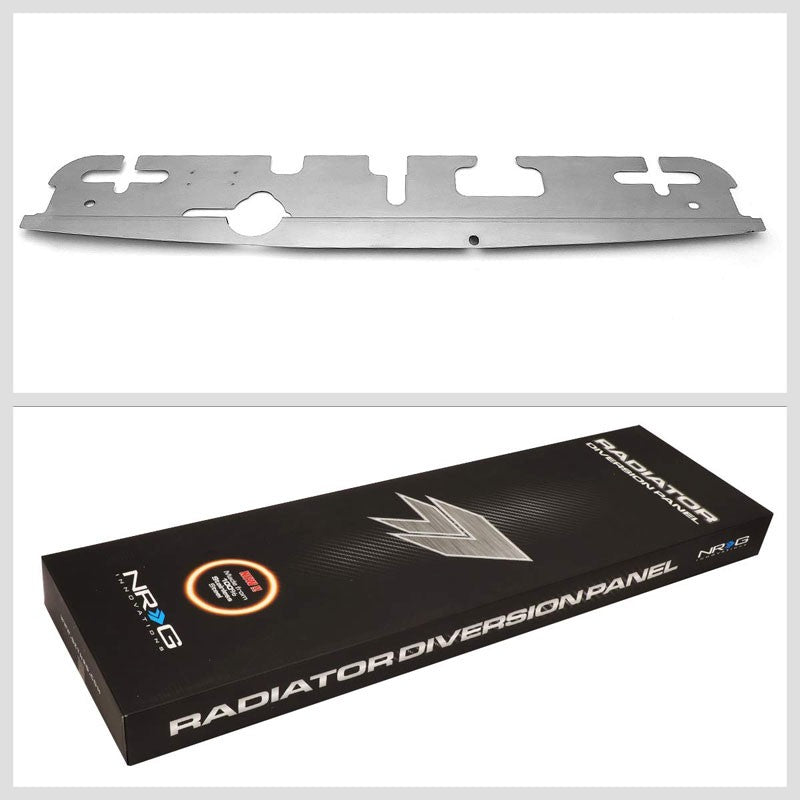 NRG Stainless Steel DVP-3055 Radiator Diversion Panel For 93-98 Toyota Supra-Engine Parts & Mounts-BuildFastCar