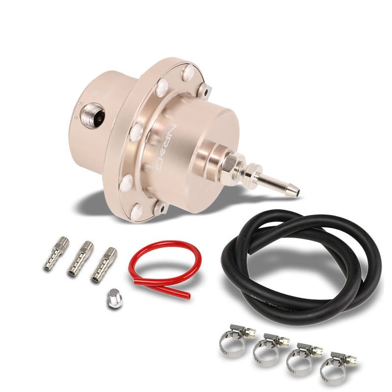 NRG Titanium FRG-200TI Dual Diaphragm Bypass/Return Fuel Pressure Regulator-Fuel Systems-BuildFastCar-BFC-NRG-FRG-200TI