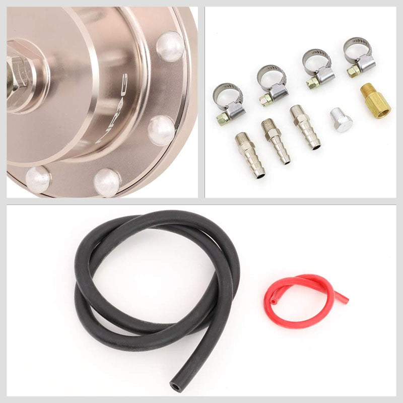 NRG Titanium FRG-200TI Dual Diaphragm Bypass/Return Fuel Pressure Regulator-Fuel Systems-BuildFastCar-BFC-NRG-FRG-200TI