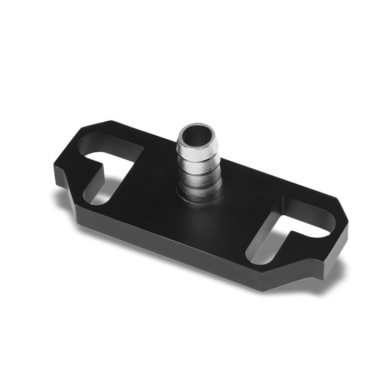 NRG Black FRG-HONC Fuel Pressure Regulator Block Off Plate For 88-00 Honda Civic-Fuel Systems-BuildFastCar-BFC-NRG-FRG-HONC