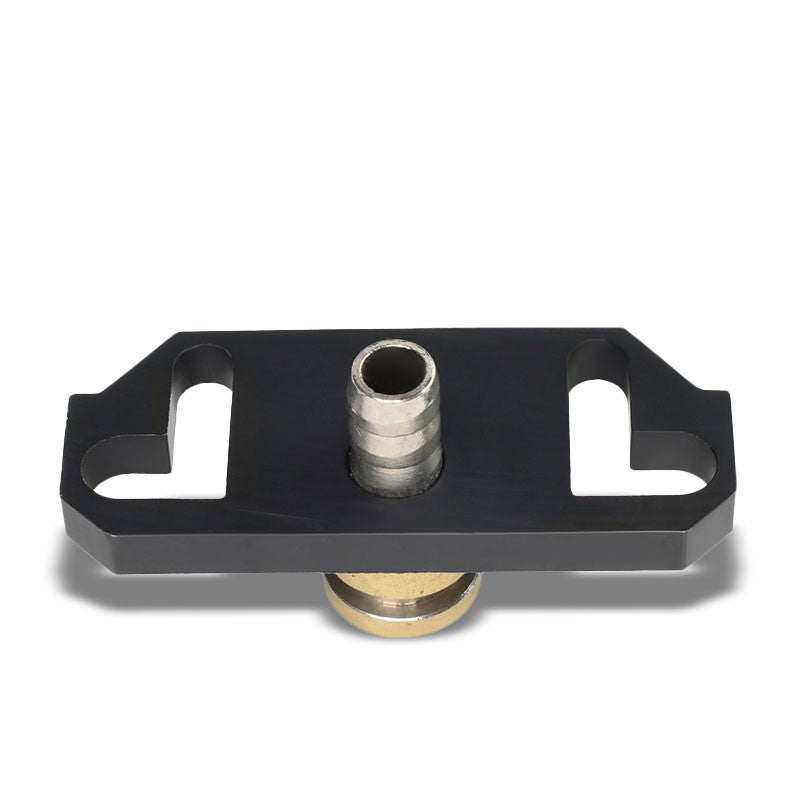 NRG Black FRG-MITC Fuel Pressure Regulator Block Off Plate For 95-99 Eclipse-Fuel Systems-BuildFastCar-BFC-NRG-FRG-MITC