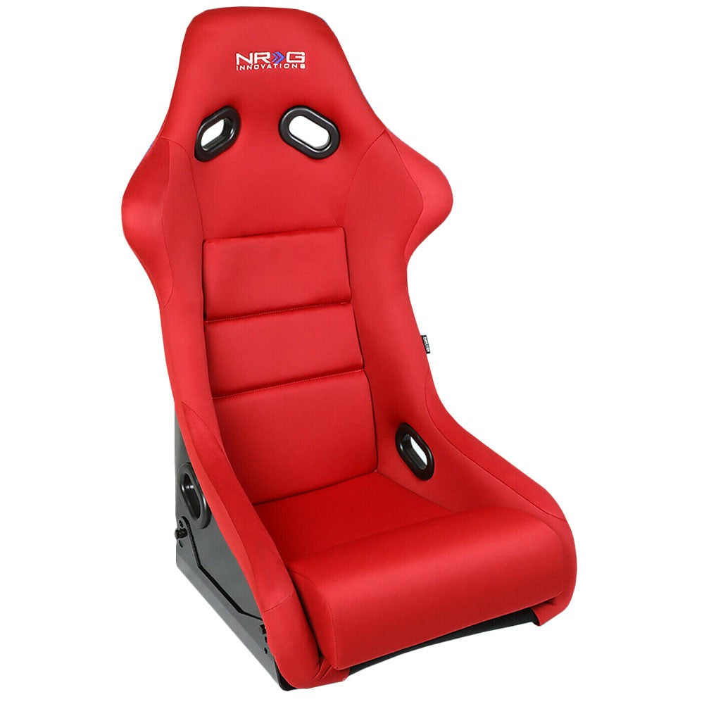 NRG FRP-300RD Fixed Position Bucket Racing Seat w/Bottom Mount Red NRG-FRP-300RD