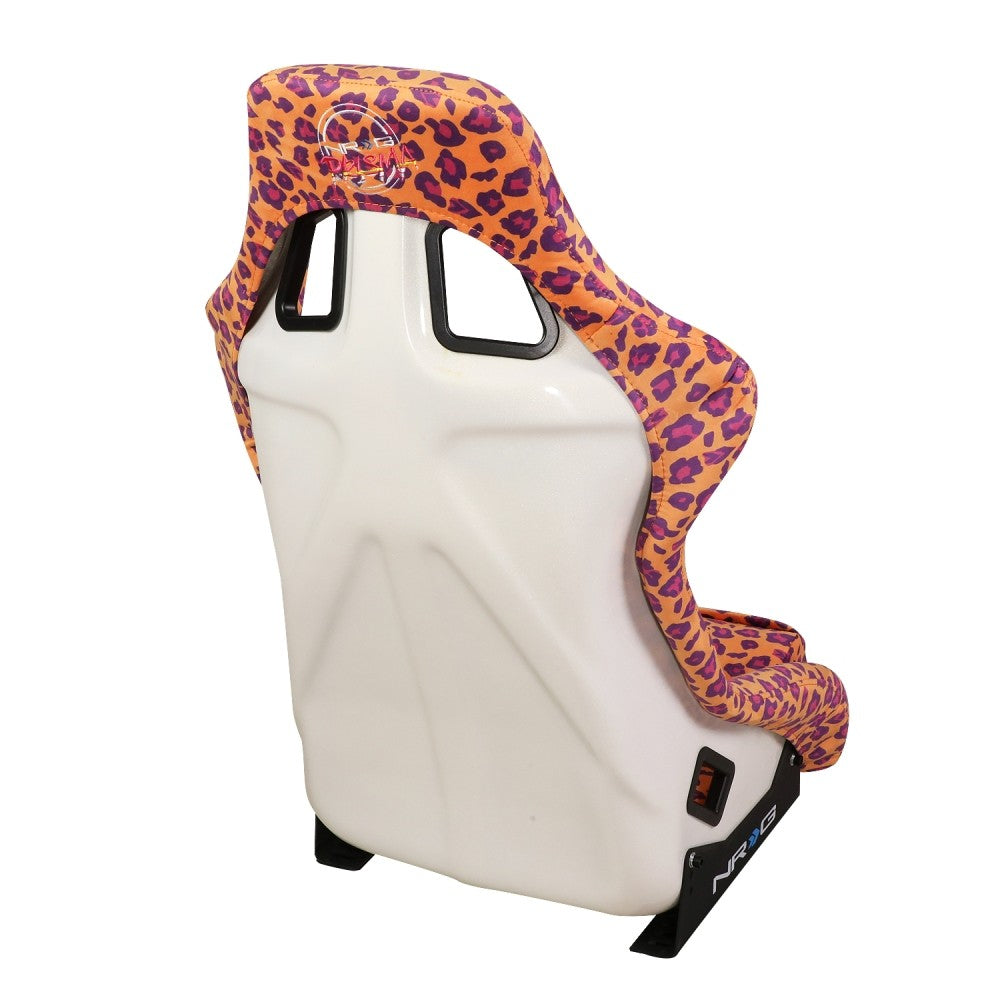 NRG FRP-302-OR-SAVAGE Prisma Fixed Back Bucket Racing Seat Orange NRG-FRP-302-OR-SAVAGE
