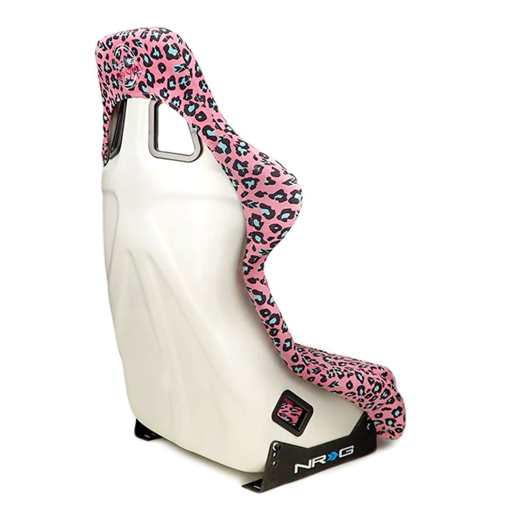 NRG FRP-302-PK-SAVAGE Prisma Fixed Back Bucket Racing Seat Pink NRG-FRP-302-PK-SAVAGE