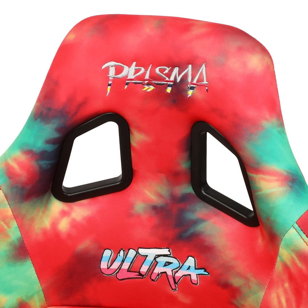 NRG FRP-302-TIEDYE Prisma Fixed Back Bucket Racing Seat Multi Color NRG-FRP-302-TIEDYE