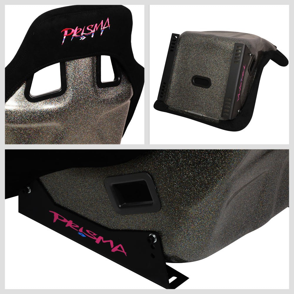NRG FRP-302BK-ULTRA Prisma Ultra Bucket (Large) Ultra NRG Logo Racing Seat Black
