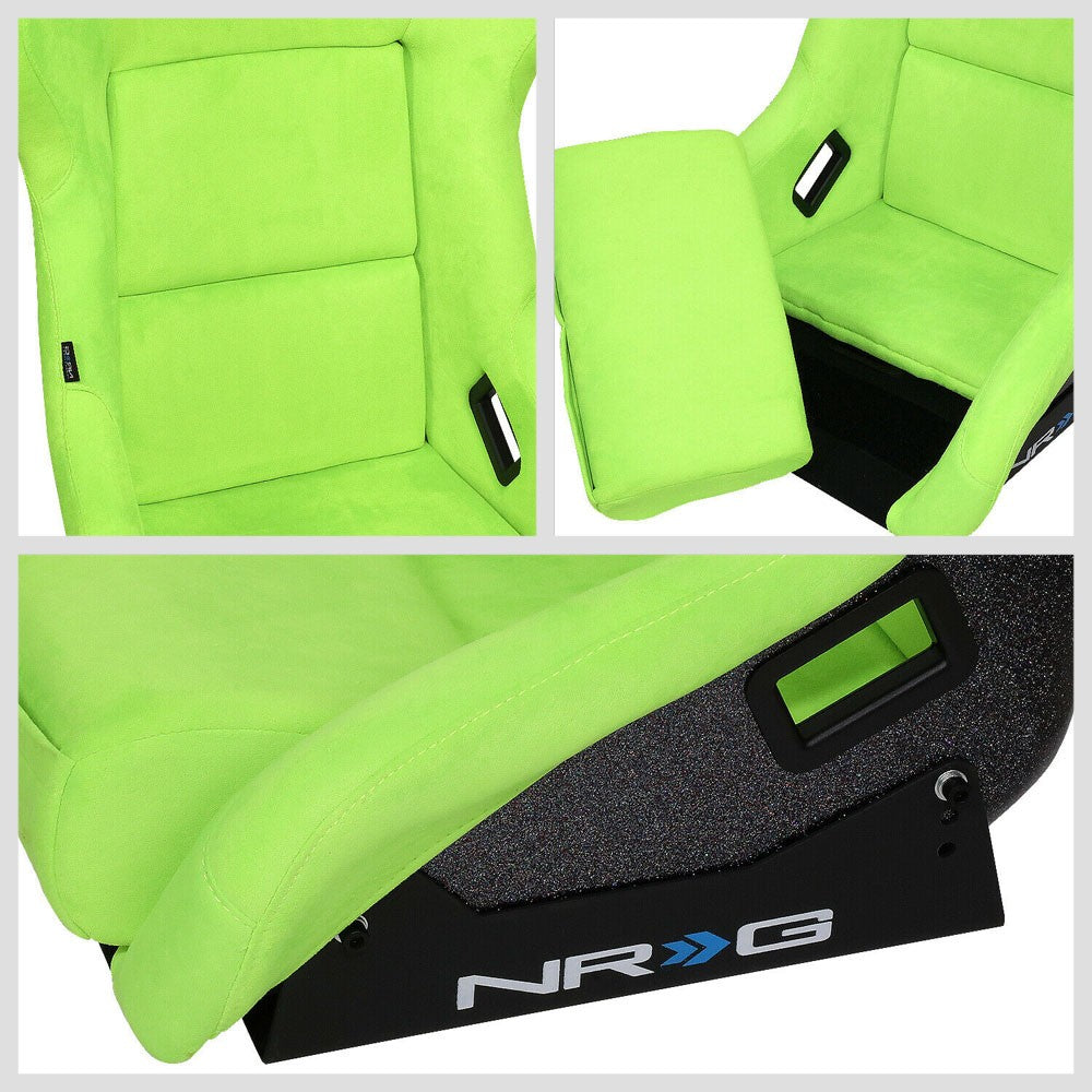 NRG FRP-302NG-PRISMA Bucket (Large) NRG Prisma Logo Racing Seat Neon Green