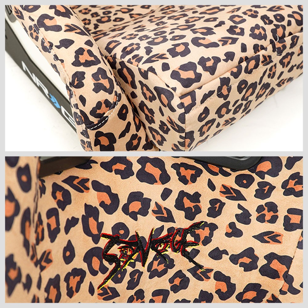 NRG FRP-303-BR-SAVAGE PRISMA Fixed Bucket Racing Seat Brown Savage NRG-FRP-303-BR-SAVAGE