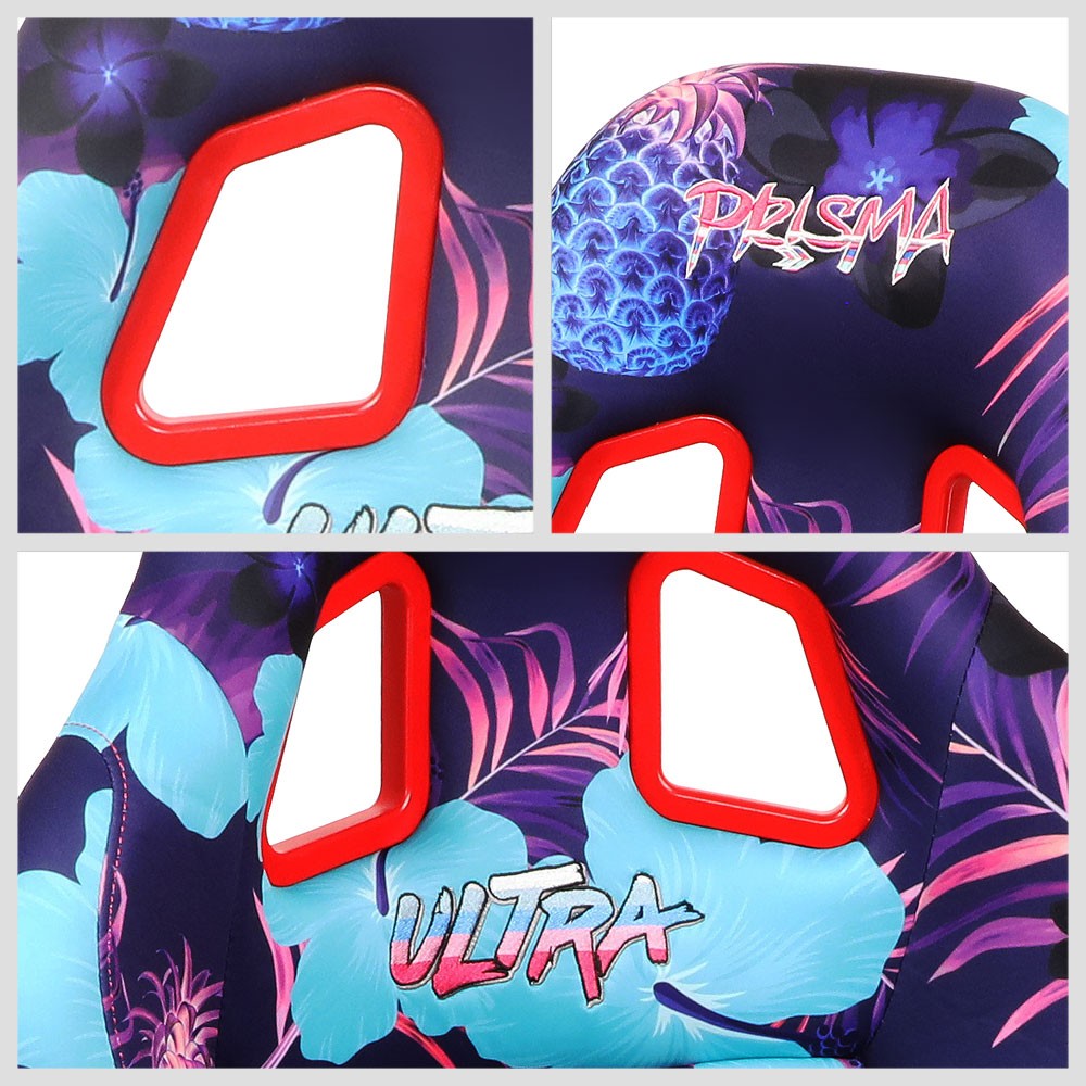 NRG FRP-303-PINA PRISMA Fixed Bucket Racing Seat Invert Tropical NRG-FRP-303-PINA
