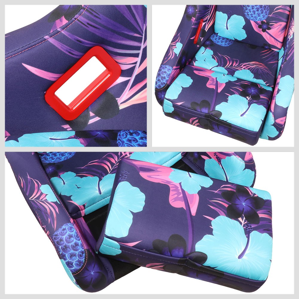 NRG FRP-303-PINA PRISMA Fixed Bucket Racing Seat Invert Tropical NRG-FRP-303-PINA