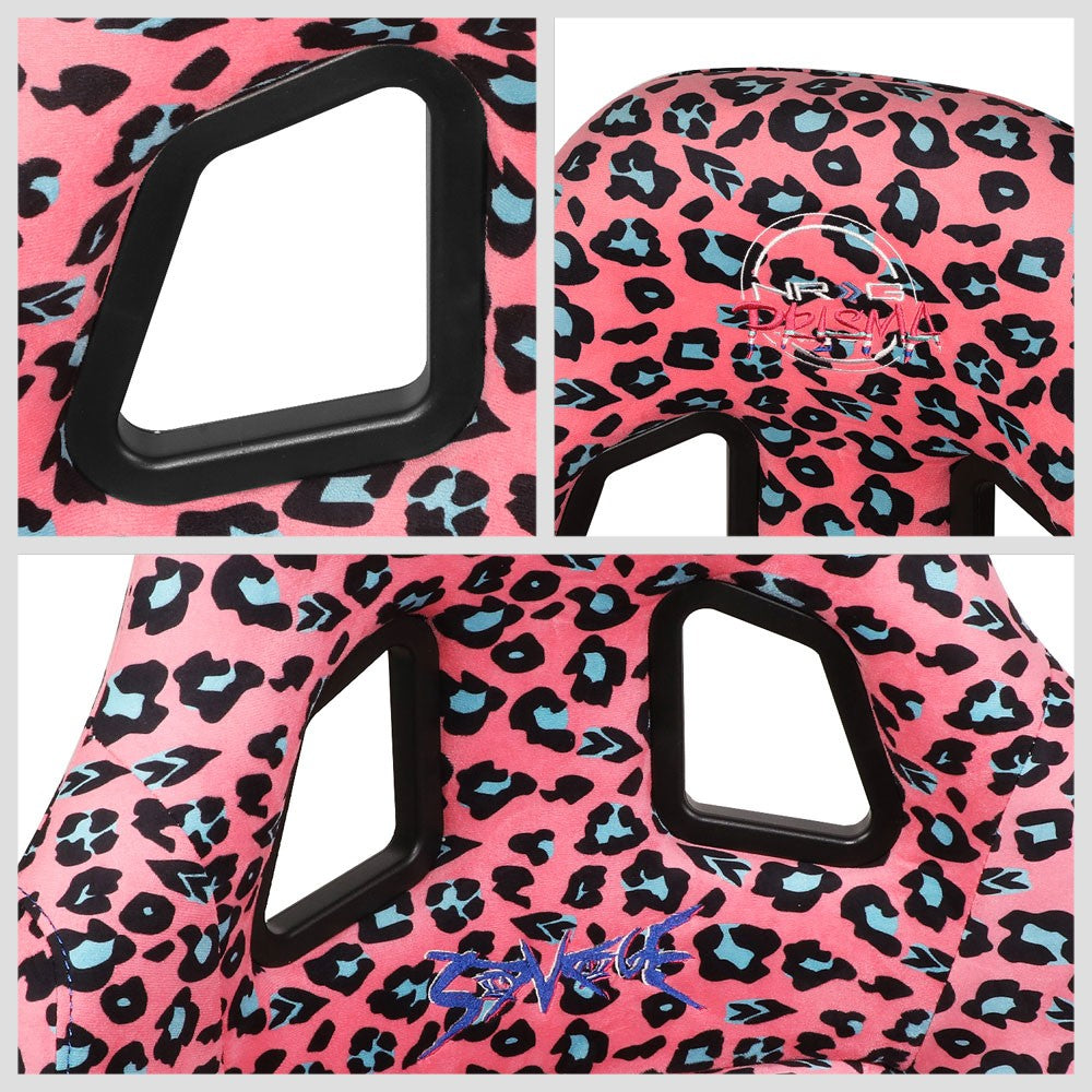 NRG FRP-303-PK-SAVAGE PRISMA Fixed Bucket Racing Seat Pink Savage NRG-FRP-303-PK-SAVAGE