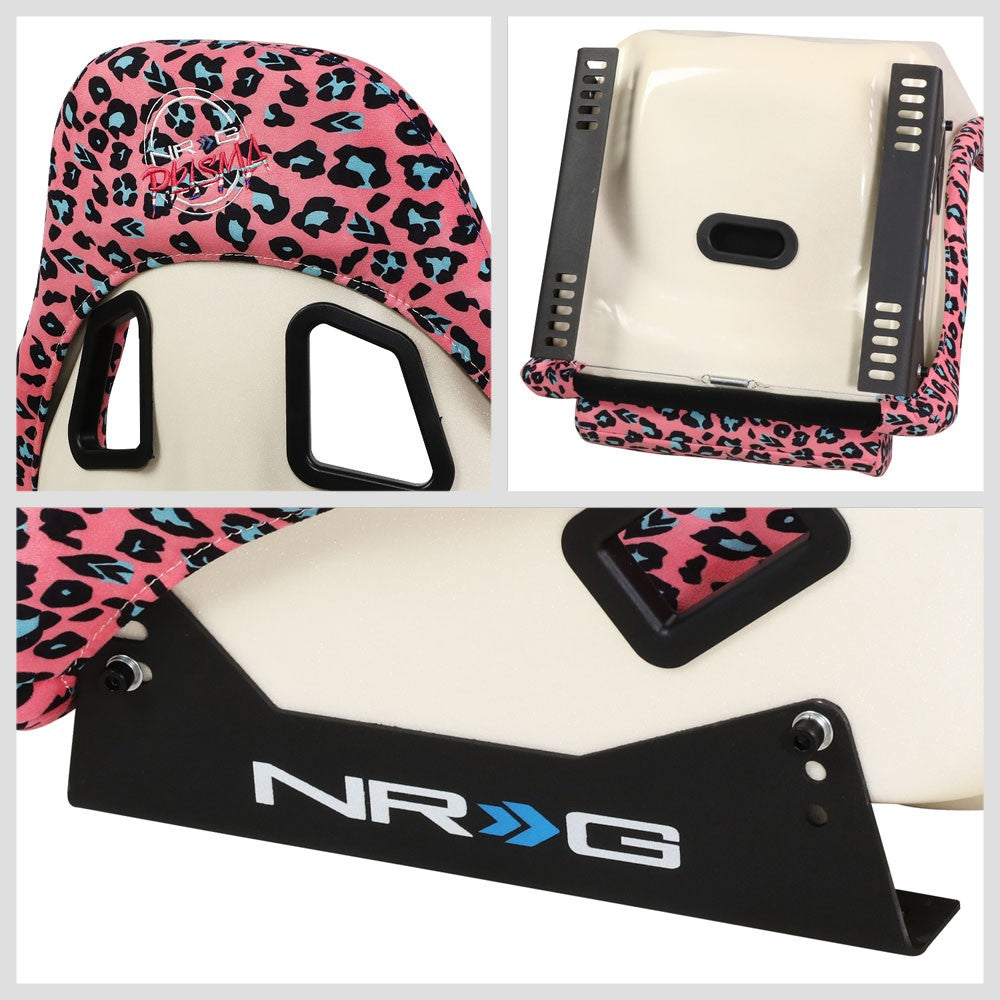 NRG FRP-303-PK-SAVAGE PRISMA Fixed Bucket Racing Seat Pink Savage NRG-FRP-303-PK-SAVAGE