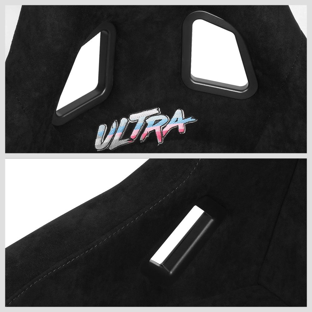 NRG FRP-303BK-ULTRA PRISMA Fixed Bucket Racing Seat Black NRG-FRP-303BK-ULTRA