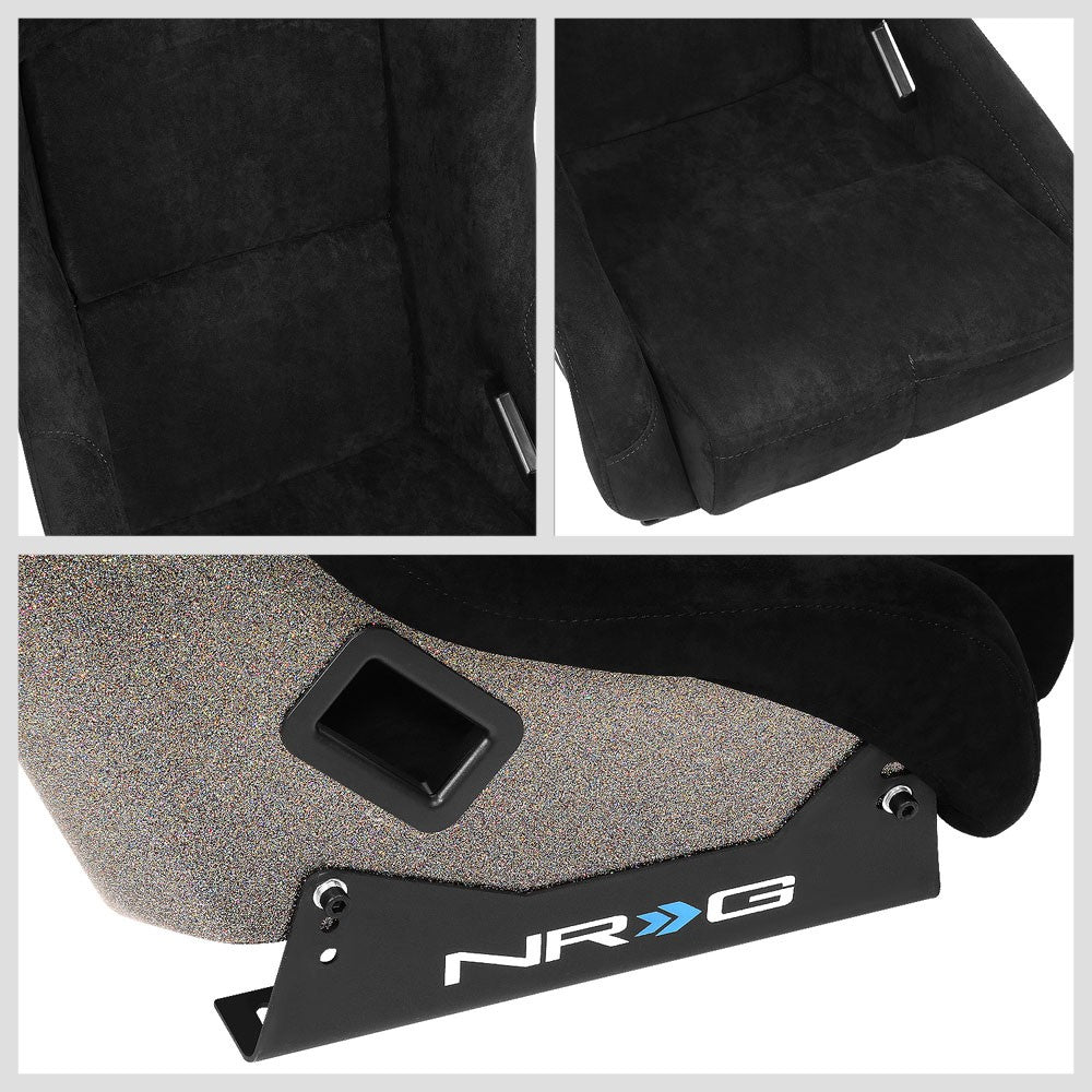 NRG FRP-303BK-ULTRA PRISMA Fixed Bucket Racing Seat Black NRG-FRP-303BK-ULTRA