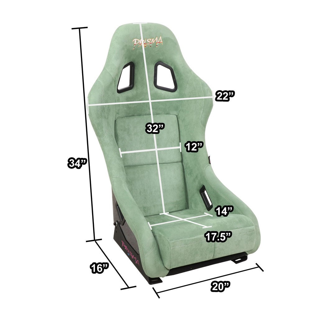 NRG FRP-303OL-PRISMA PRISMA Fixed Bucket Racing Seat Olive NRG-FRP-303OL-PRISMA