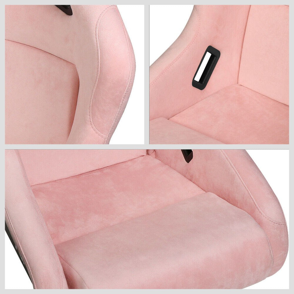 NRG FRP-303PK-PRISMA Bucket (Medium) NRG Prisma Logo Racing Seat Pink