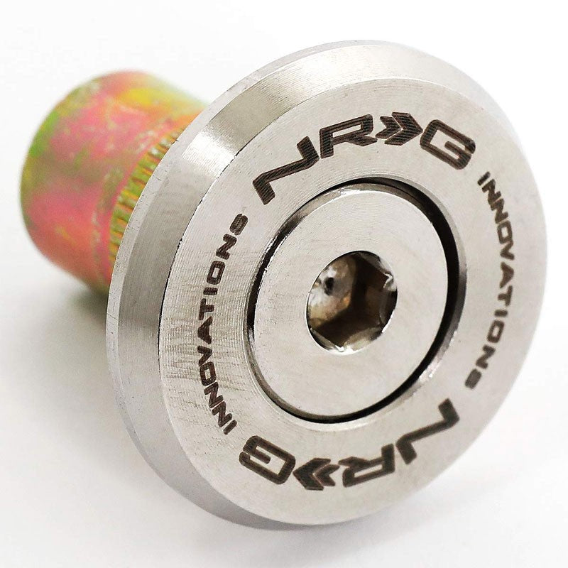 NRG 10PC Rivets for Plastic Bumper Fender Washer Stainless Steel/Silver Bolt-Washer-BuildFastCar