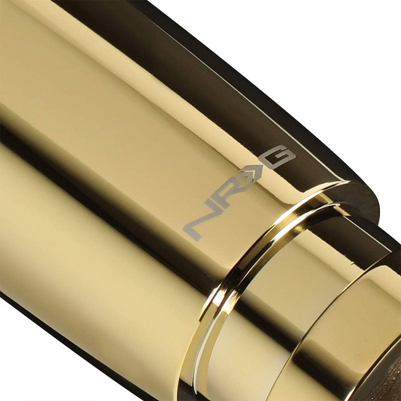 NRG HK-700CG Round AC 4.875" Length Chrome Gold Emergency Hand Brake Handle Grip-Shifter Components-BuildFastCar