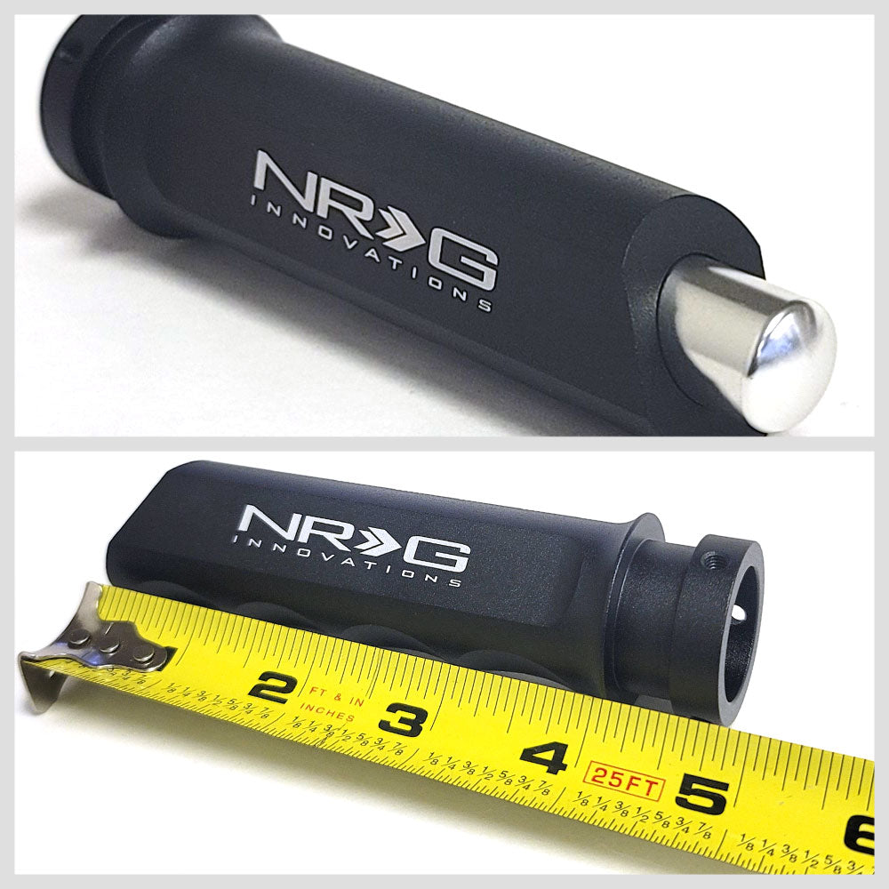 NRG HK-800MB Finger Groove 4.75"L Matte Black Emergency Hand Brake Handle Grip