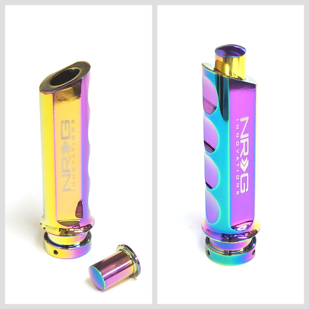 NRG HK-800MC Finger Groove Neochrome Anodized Emergency Hand Brake Handle Grip