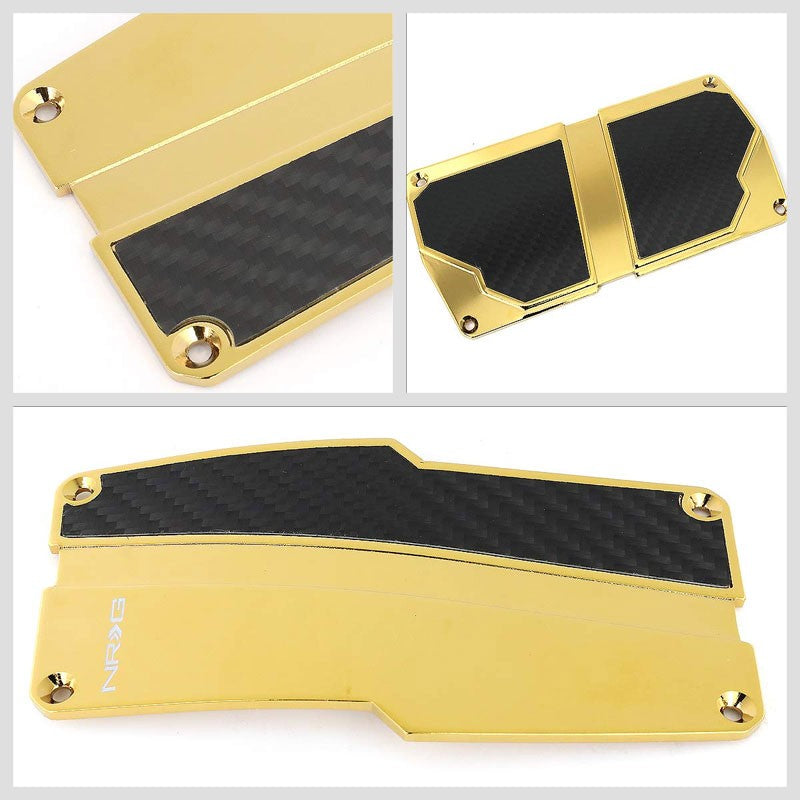 NRG NRG-PDL-150CG Brake/Gas/Clutch Automatic AT Race Foot Pedal Plates Cover Set-Pedals & Pads-BuildFastCar