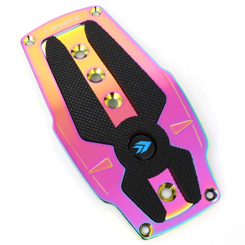 NRG NRG-PDL-200MC Brake/Gas/Clutch Manual MT Race Foot Pedal Plates Cover Set-Pedals & Pads-BuildFastCar