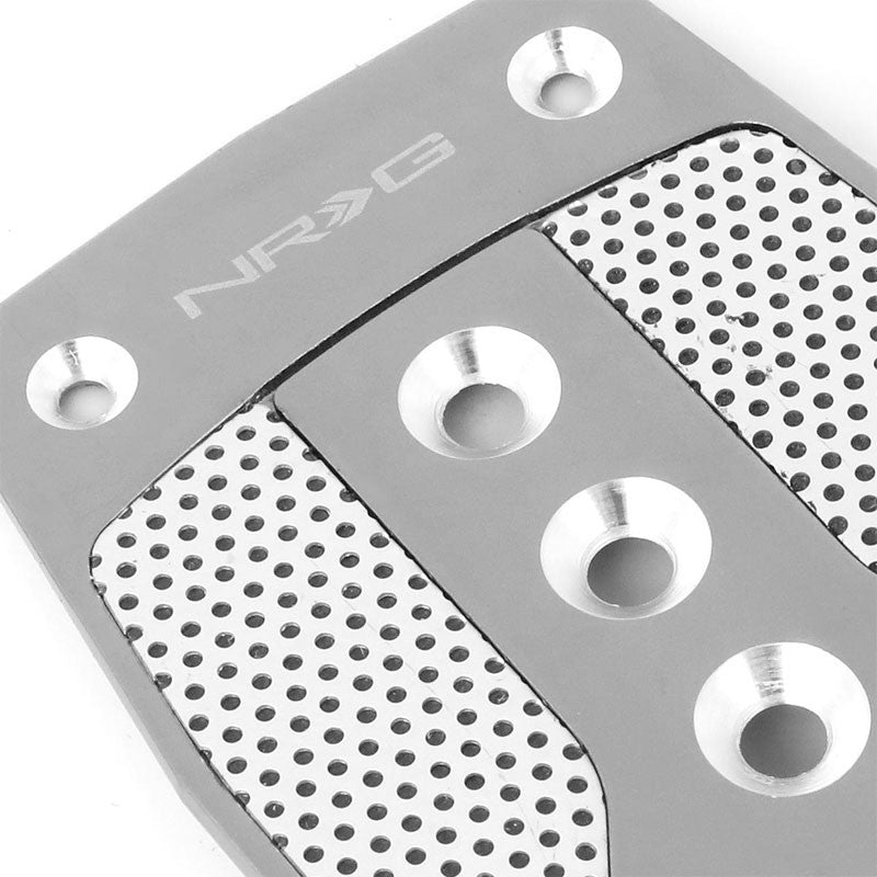 NRG NRG-PDL-400GM Brake/Gas/Clutch Manual MT Race Foot Pedal Plates Cover Set-Pedals & Pads-BuildFastCar