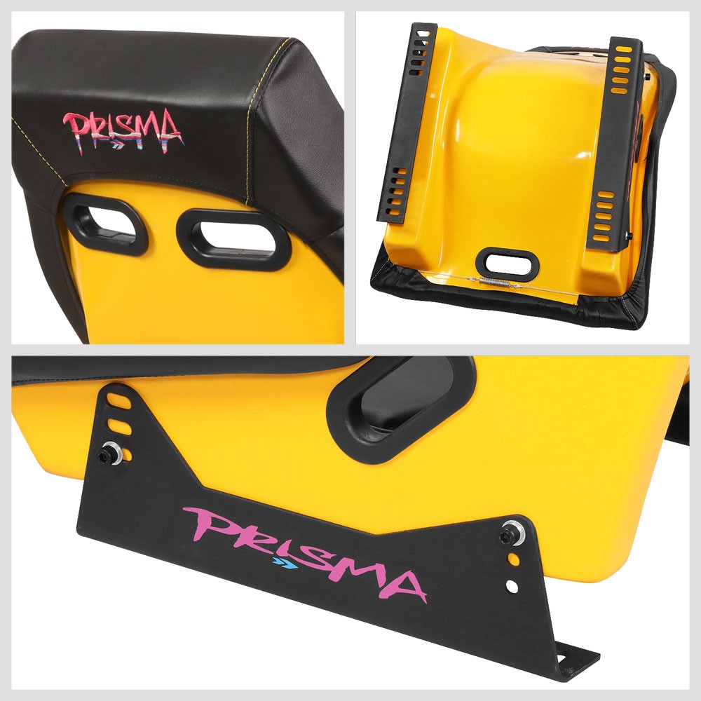 NRG PRI-100BK-ARCADE GT Retro PRISMA Fixed Bucket Racing Seat NRG-PRI-100BK-ARCADE