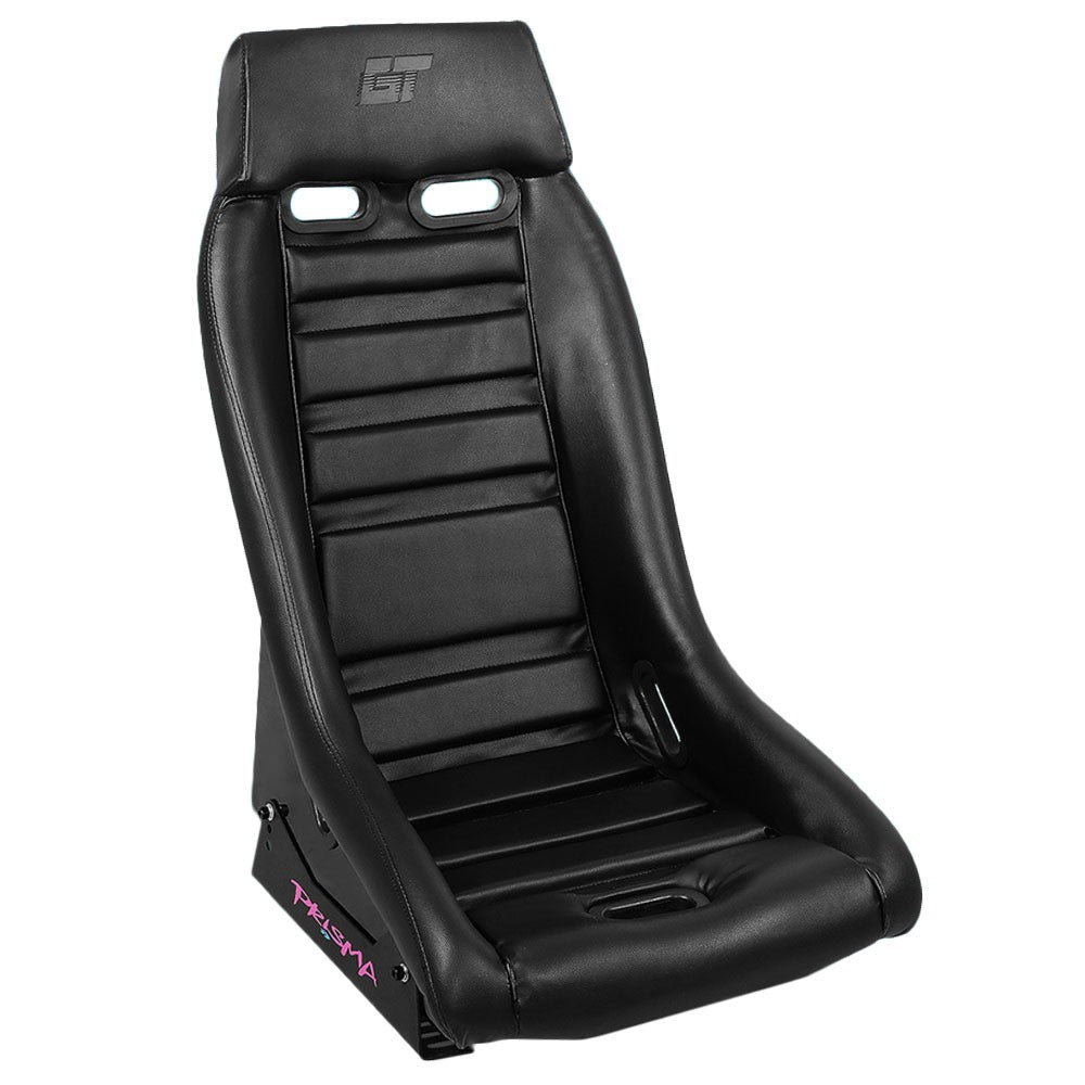 NRG PRI-100BK-MIDNIGHT GT Retro PRISMA Fixed Bucket Racing Seat Black NRG-PRI-100BK-MIDNIGHT