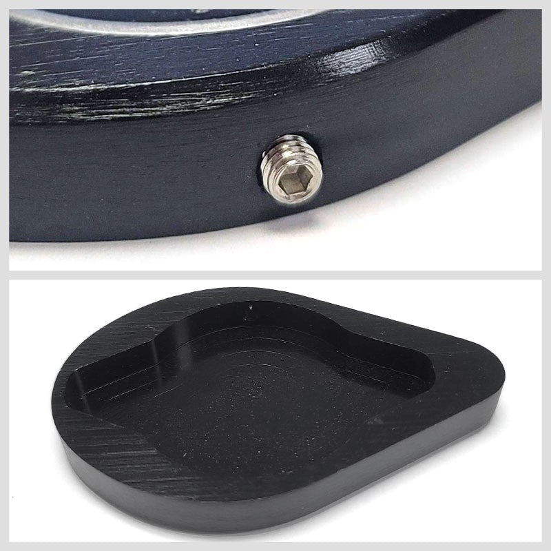 NRG Innovations RDC-100BK Aluminum Powdercoated Black Radiator Cap Cover Decor