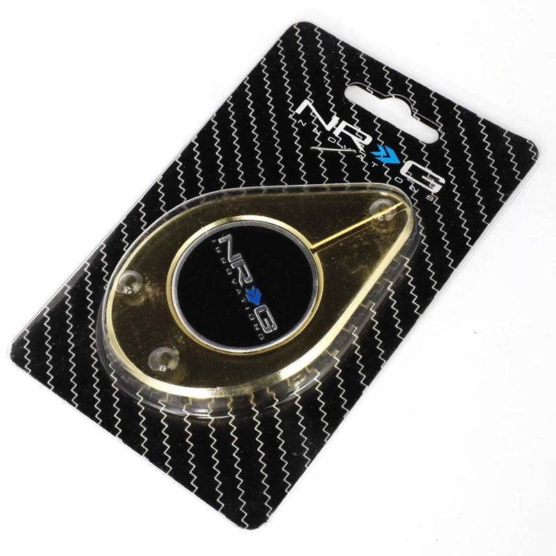 NRG RDC-100CG Aluminum Powdercoated Chrome Gold Radiator Cap Cover Decor 1.75"