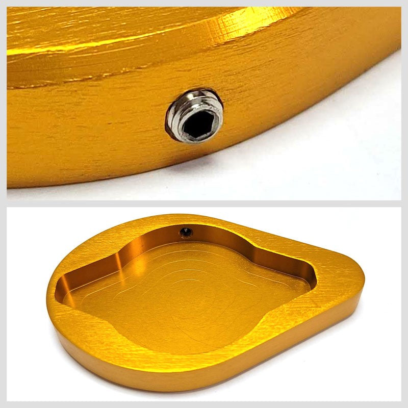 NRG RDC-100RG Aluminum Powdercoated Rose Gold Radiator Cap Cover Decor 1.75"DIA