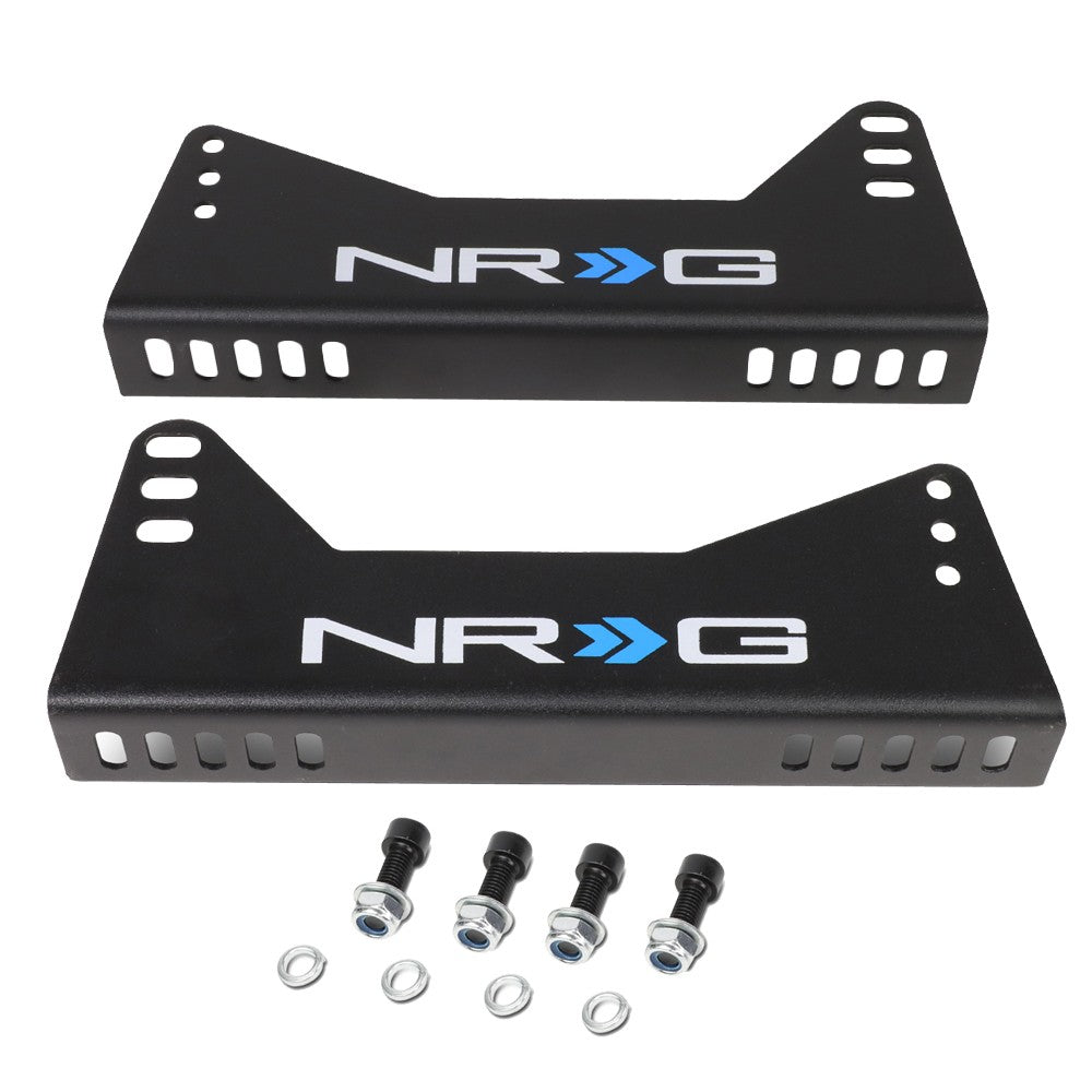 NRG Universal Mild Steel Black Fit Front Left Right Seat Bracket NRG-RSC-100MB