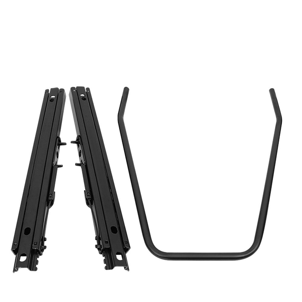 NRG SBR-001 Steel Powdercoated Black Dual Lock Aftermark Racing Seat Slider