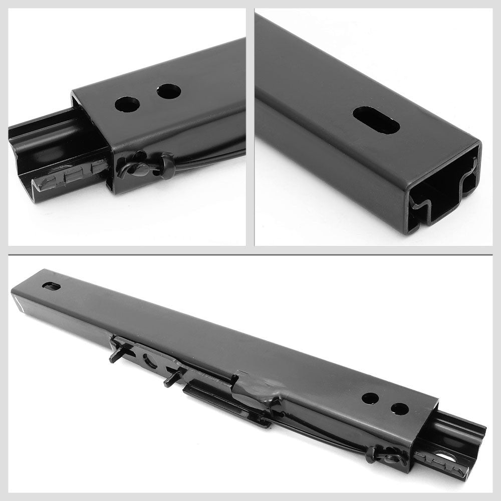 NRG SBR-001 Steel Powdercoated Black Dual Lock Aftermark Racing Seat Slider