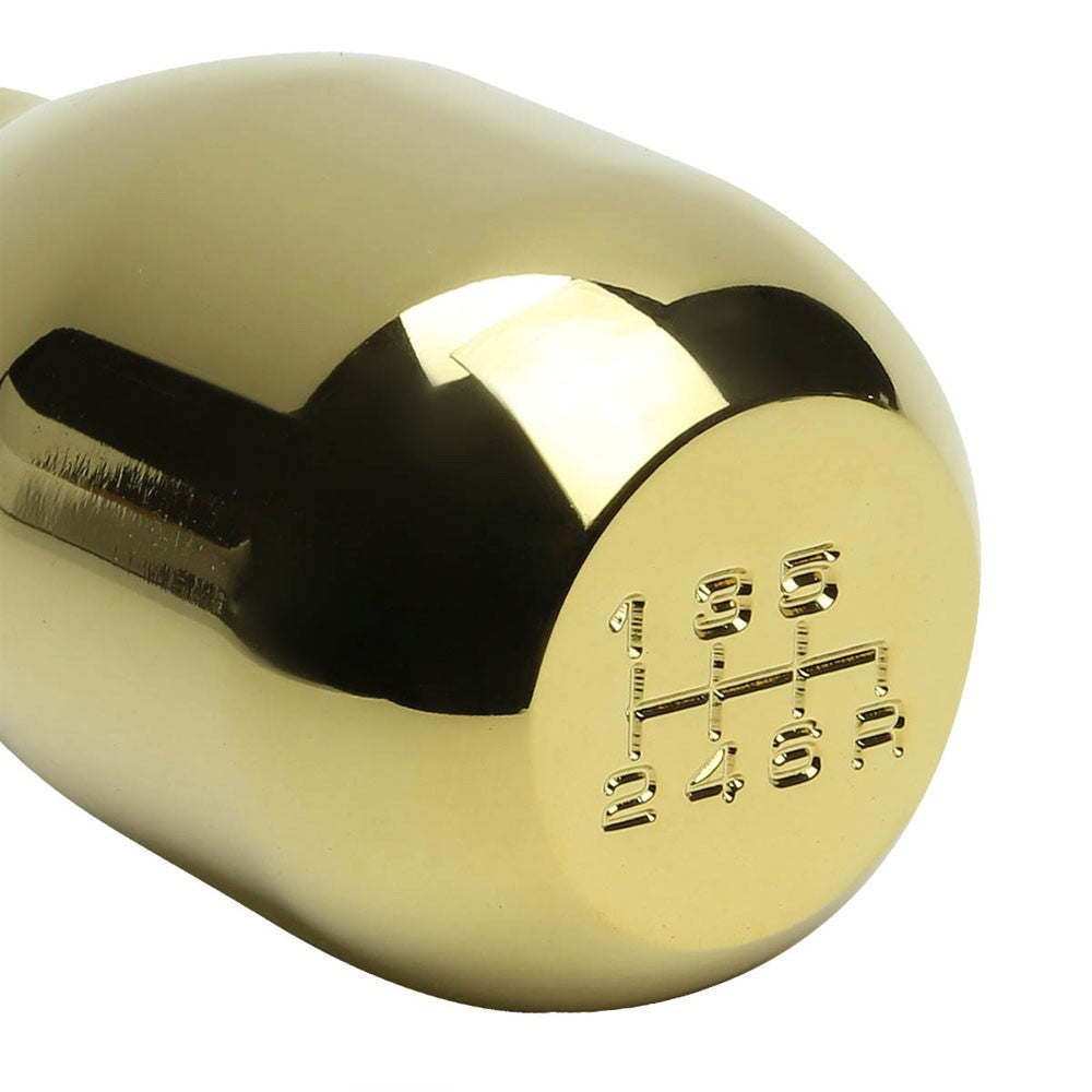 NRG SK-100CGD-W-6-N JDM Heavy Weight Chrome Gold Multi Thread 6-Speed Shift Knob